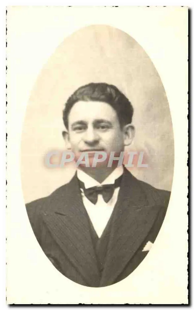 Retrato de homem em traje — editor desconhecido, número de série não visível - Frente