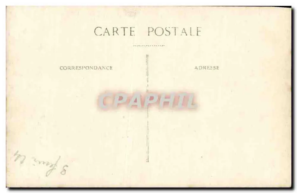 Retrato de um homem — 1923 — sem editor ou série visíveis - Verso