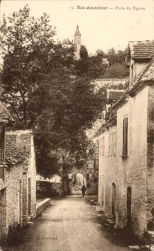 Roc-Amadour — Porta do Figueiro — editor Pélerinage - Frente