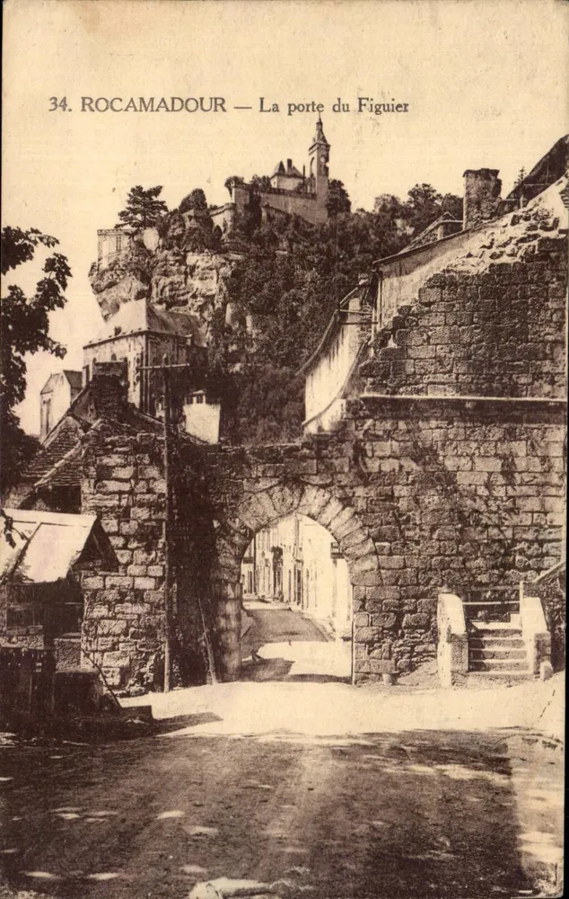 Rocamadour — De poort van Figuier — n°34 - Voorkant