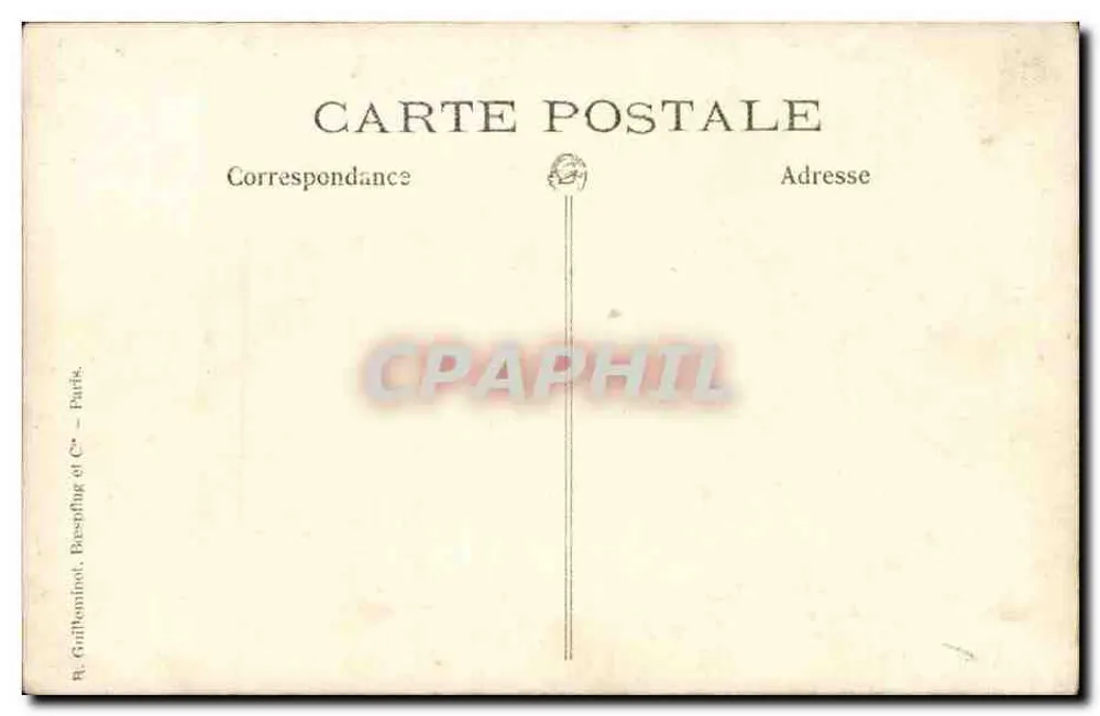 Jovem homem em traje — estúdio — R. Guillonninet, Brestling & C°, Paris - Verso
