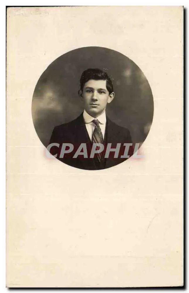 Retrato de um jovem — editor R. Guillemmot, Bospfag et Cie, Paris - Frente