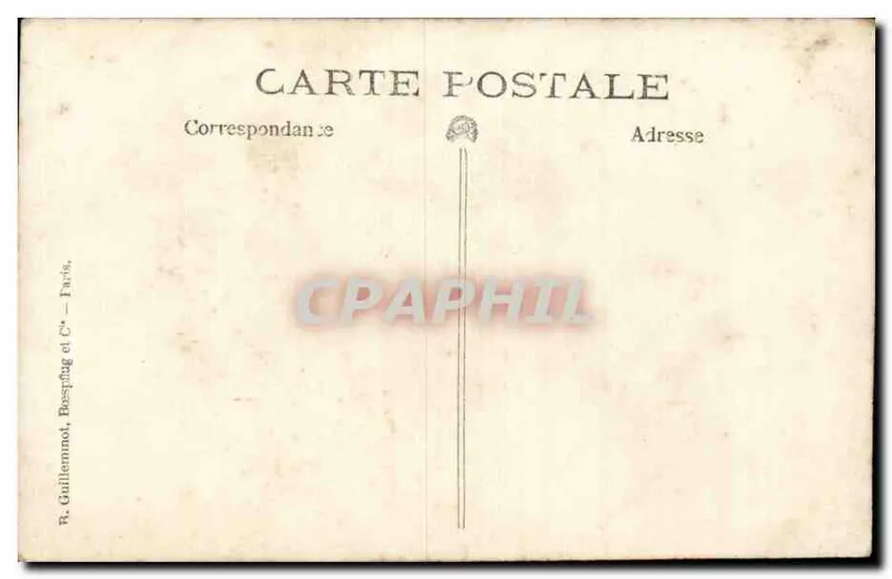 Retrato de um jovem — editor R. Guillemmot, Bospfag et Cie, Paris - Verso