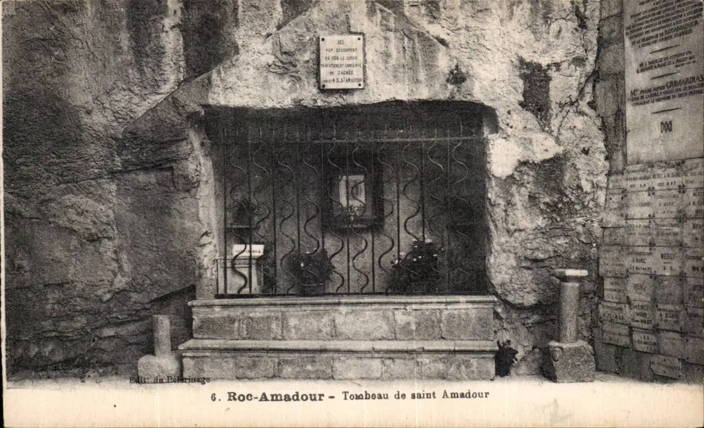 Roc-Amadour — Túmulo de São Amadour — Éd. du Palerionge - Frente