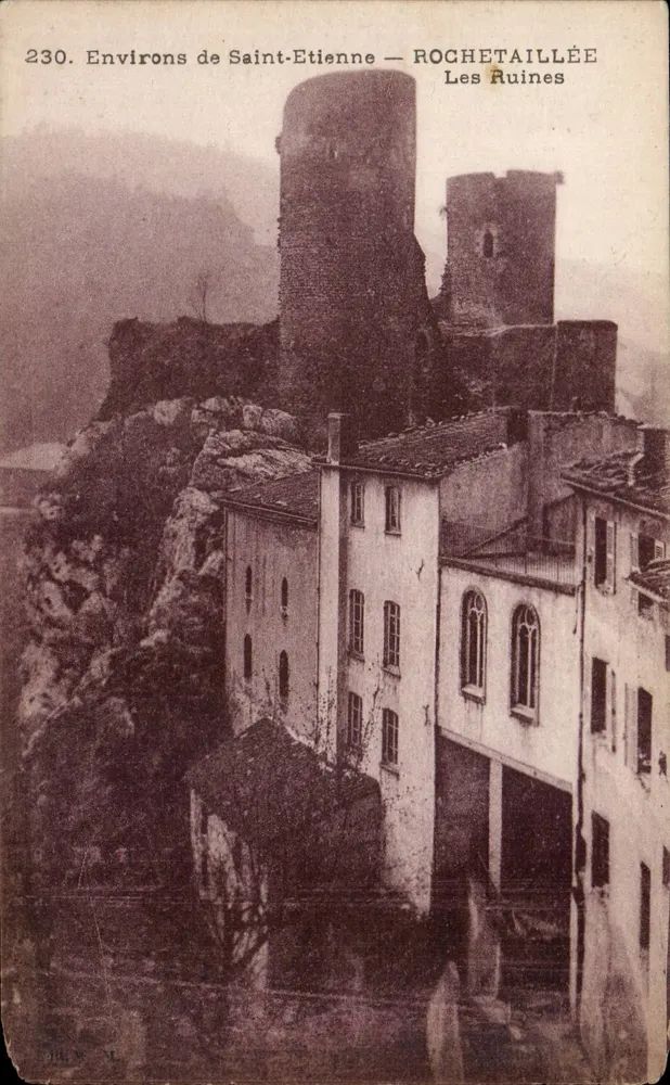 Rochetaillée — Ruiny — Okolice Saint-Étienne — n° 230 - Awers