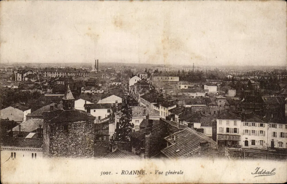 Roanne — Vista geral — Idéal, n° 5001 - Frente