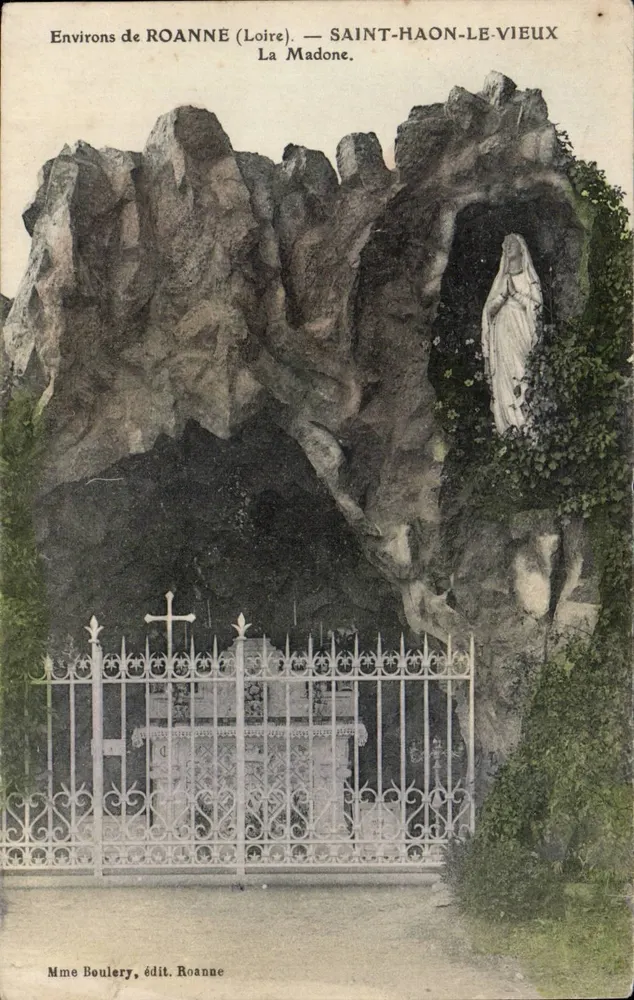 Saint-Haon-le-Vieux — Die Madonna — Mme Boulery, Verlag Roanne - Vorderseite