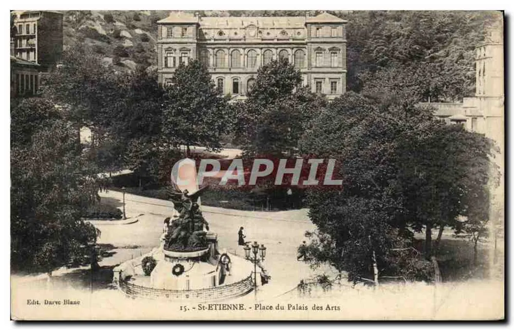 St-Étienne - Place du Palais des Arts — Verlag Darve Blane, n°15 - Vorderseite