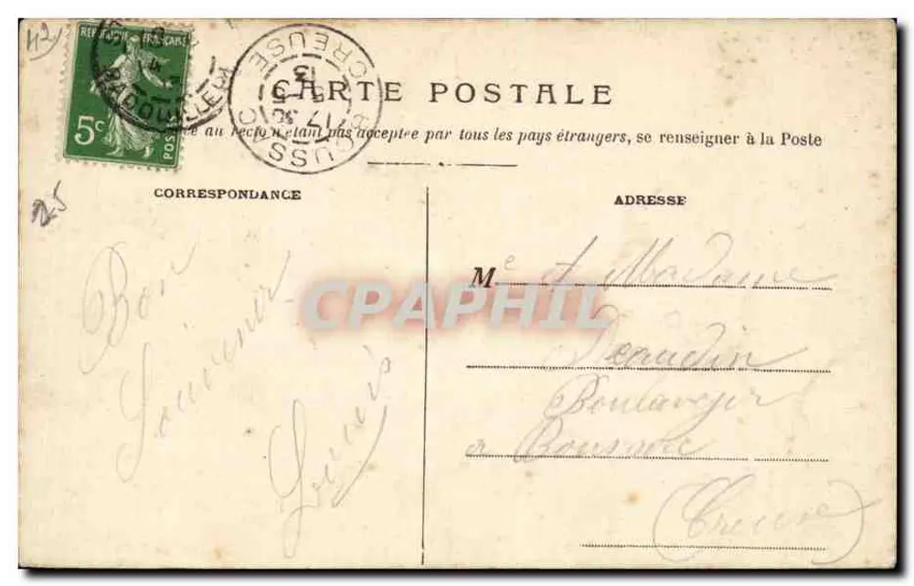 Saint-Étienne — O Palácio de Justiça — Coll. J. Zauger, Saint-Étienne - Verso