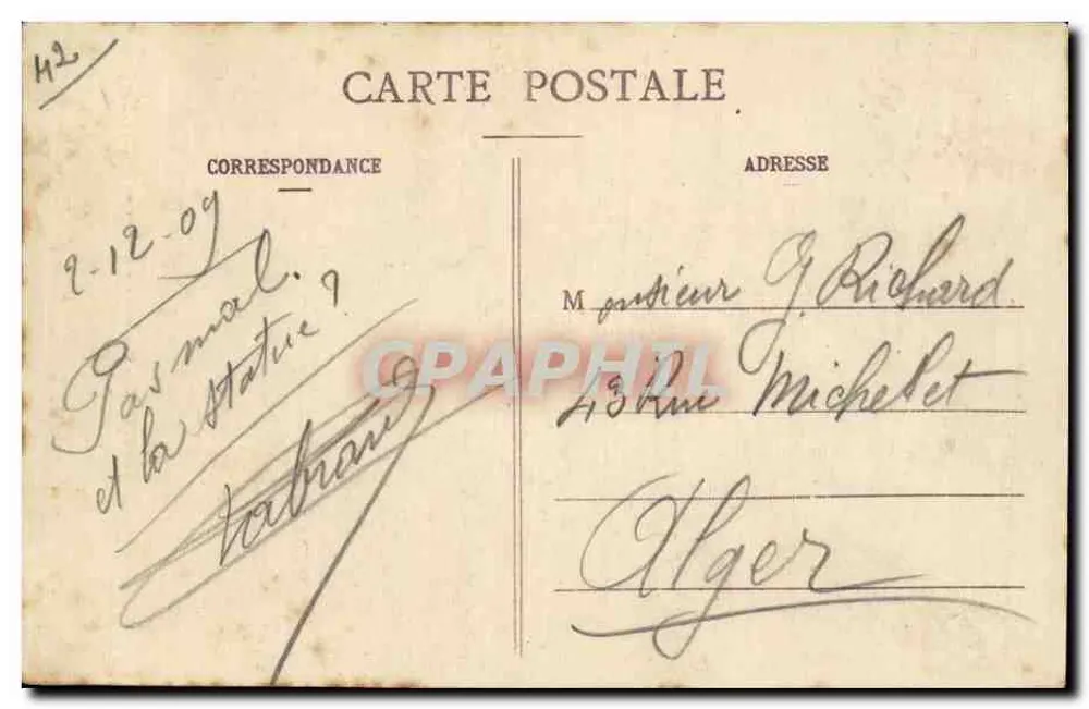 St-ÉTIENNE - Marengo - « Daphné » — editor não visível, número de série não legível - Verso