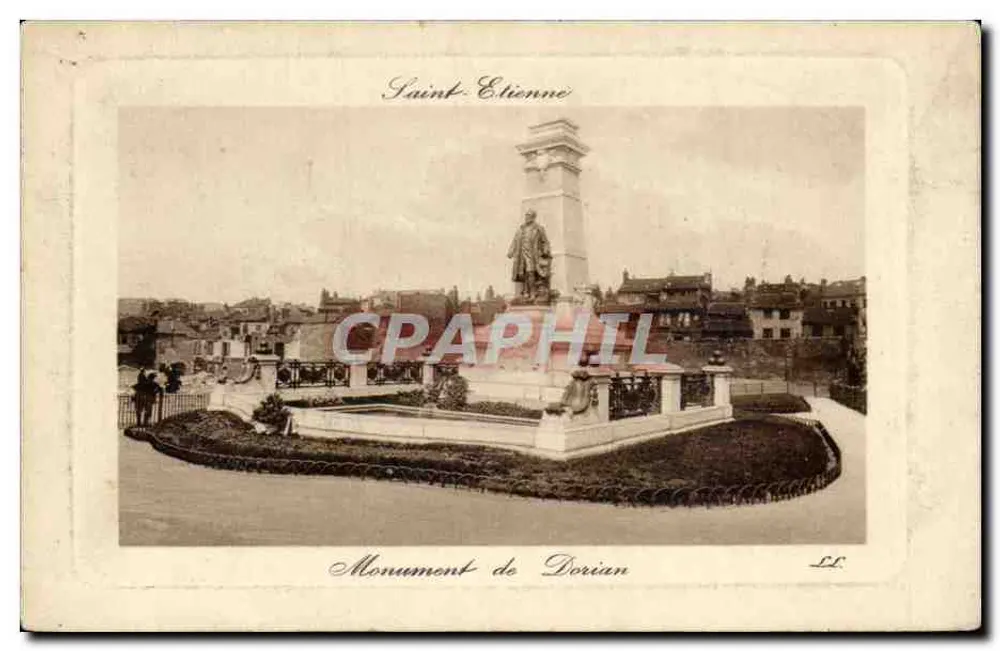 Saint-Étienne — Monumento de Dorian — LL - Frente