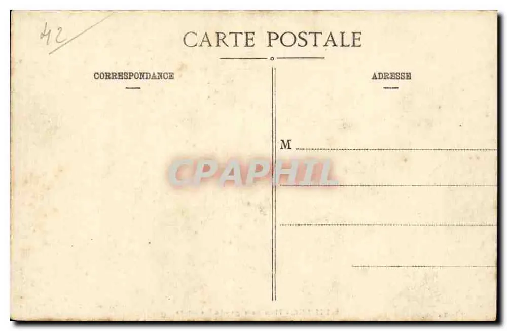 St-ÉTIENNE - Praça Marengo - A Prefeitura — Editor Nouvelles Galeries, St-Étiennne - Verso
