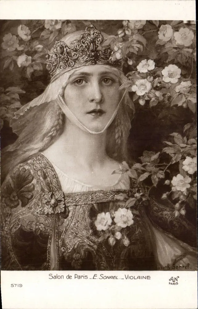 Salon de Paris — E. Sonrel — Violaine - Vorderseite