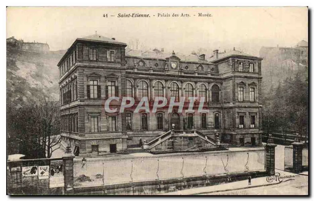 Saint-Étienne - Palácio das Artes - Museu — editor C. Rousseau, n° 44 - Frente