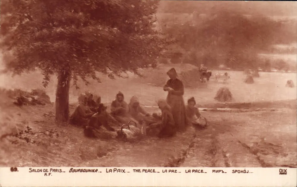 Frieden — Salon von Paris — Bourgounier — DIX Paris — Nr. 69 - Vorderseite