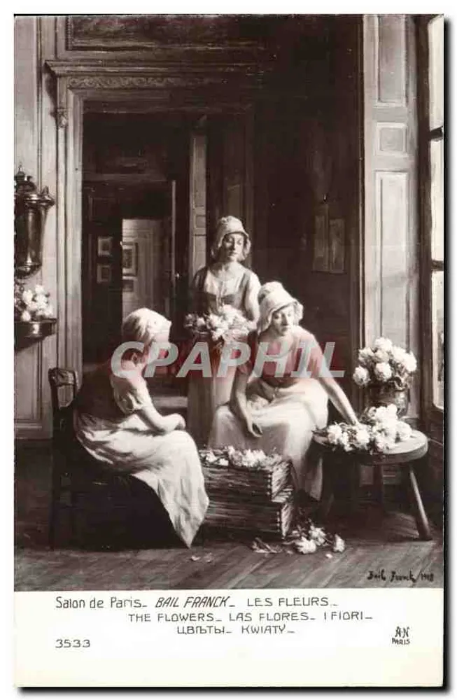 Pariser Salon — Blumen — Bail Franck, n° 3533 - Vorderseite