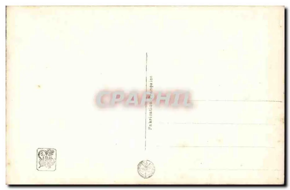 Duas meninas em um parque — ilustração — A.F. E. CABANE, Paris, n° 2180 - Verso