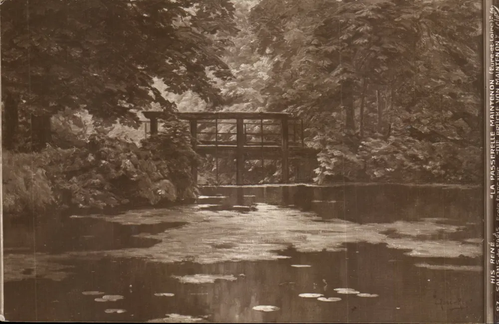 Die Brücke in Maintenon — Schule von Réné His — Nr. 07 - Vorderseite