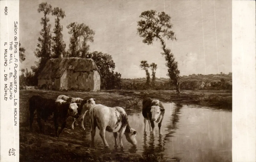 Das Mühle — R. Planguette — Paris Salon 1901 - Vorderseite