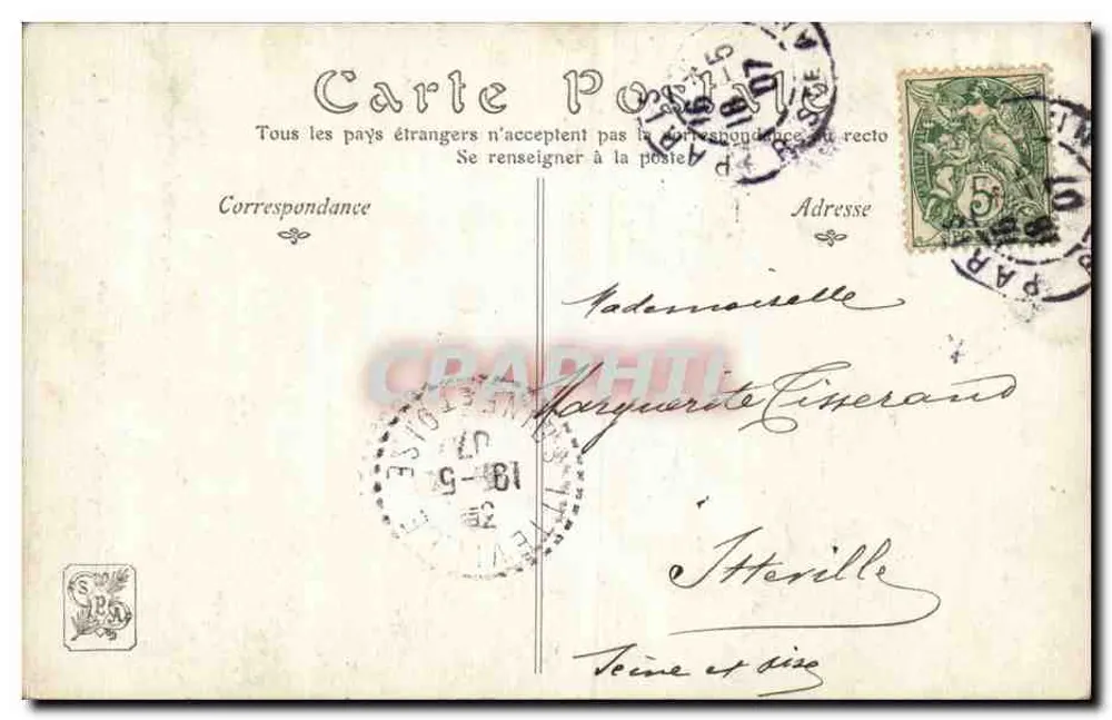 Le Rendez-Vous — Salon de 1907 — Phot. J. Frans Simons - Verso