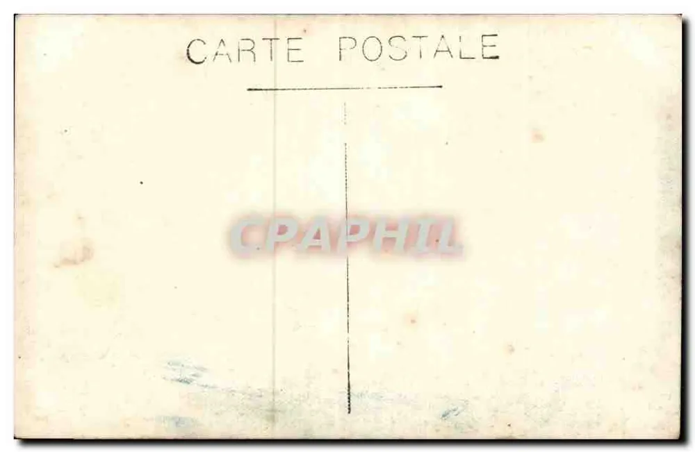 Alte Frau mit schwarzem Hund — Fotostudio — Antike Ansichtskarte - Rückseite