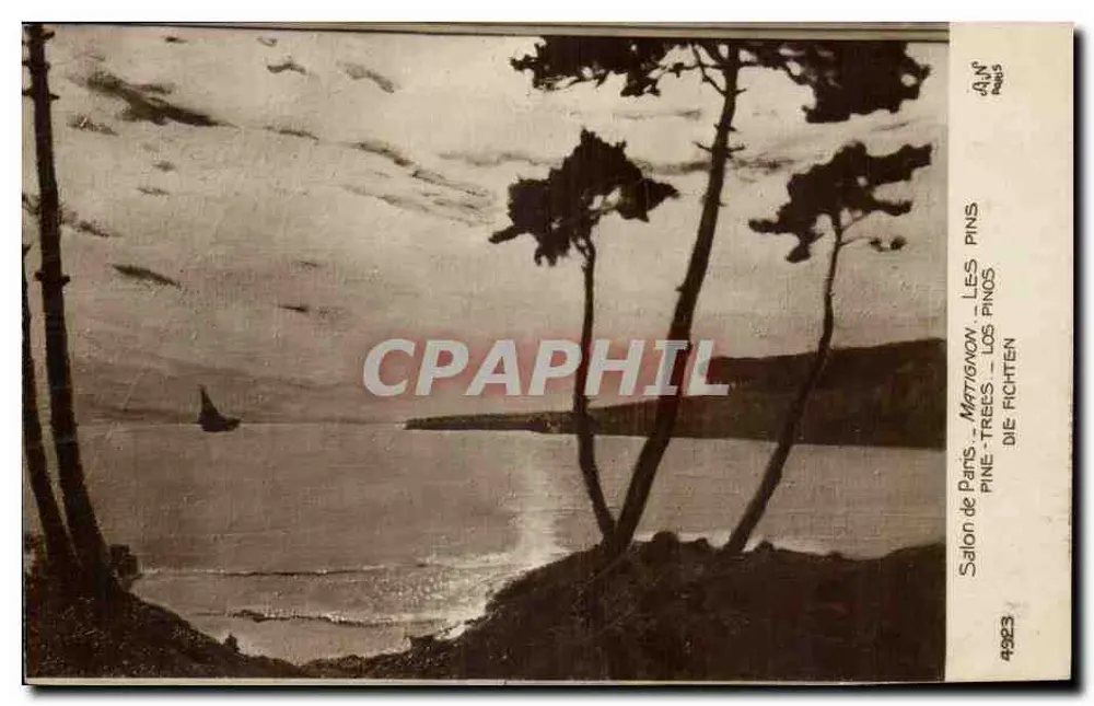 Les Pins — Salon de Paris — 4923 - Vorderseite