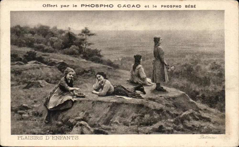 Kinderspaß — Angeboten von Phospho Cacao und Phospho Bébé — Battein - Vorderseite