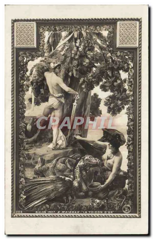 Die Goldene Wolle — Salon 1907, A. Maingnan — n° 284 - Vorderseite