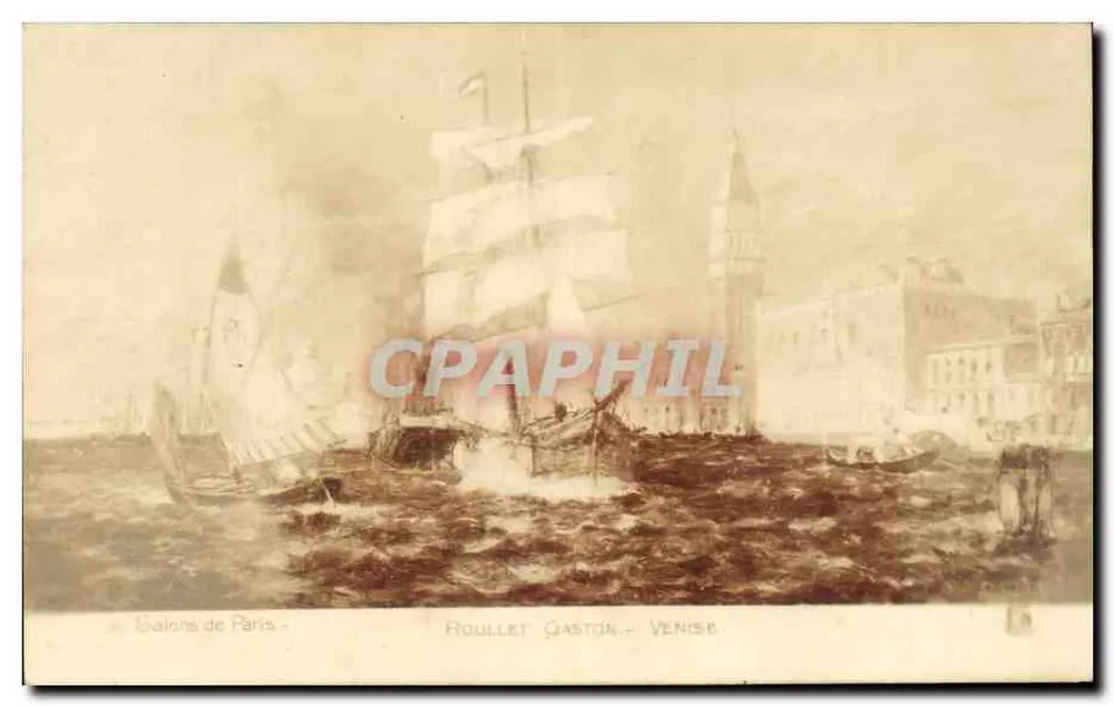 Ansicht von Venedig — Galeere von Paris — Gaston Rouullet — Venedig - Vorderseite