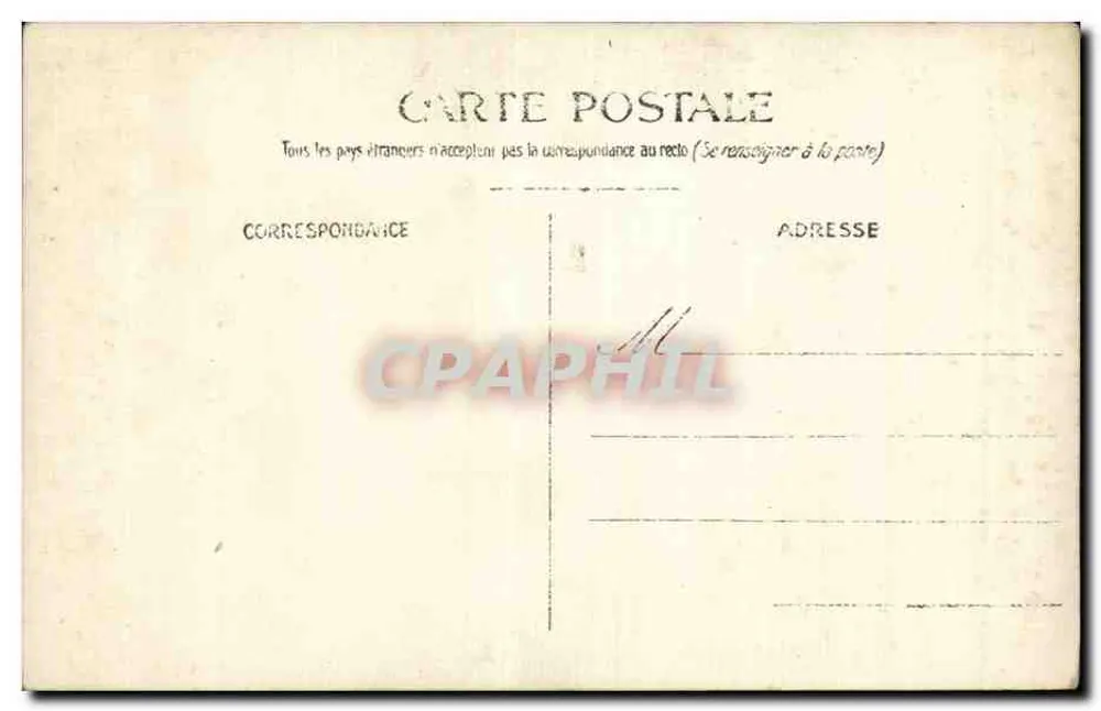 Duas jovens — estúdio fotográfico — carta postal - Verso