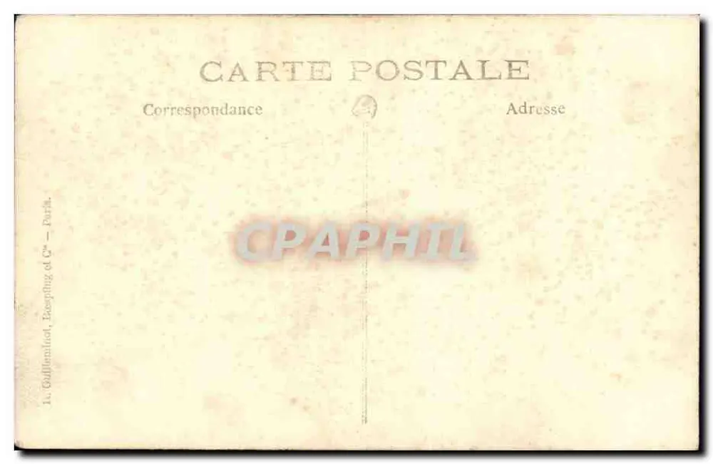 Jovem mulher em vestido longo — pose de estúdio — editor G. Gulliennic & Cie, Paris - Verso