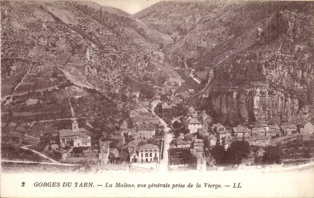 Gorges du Tarn — La Malène, allgemeine Ansicht vom Virgin — LL - Vorderseite