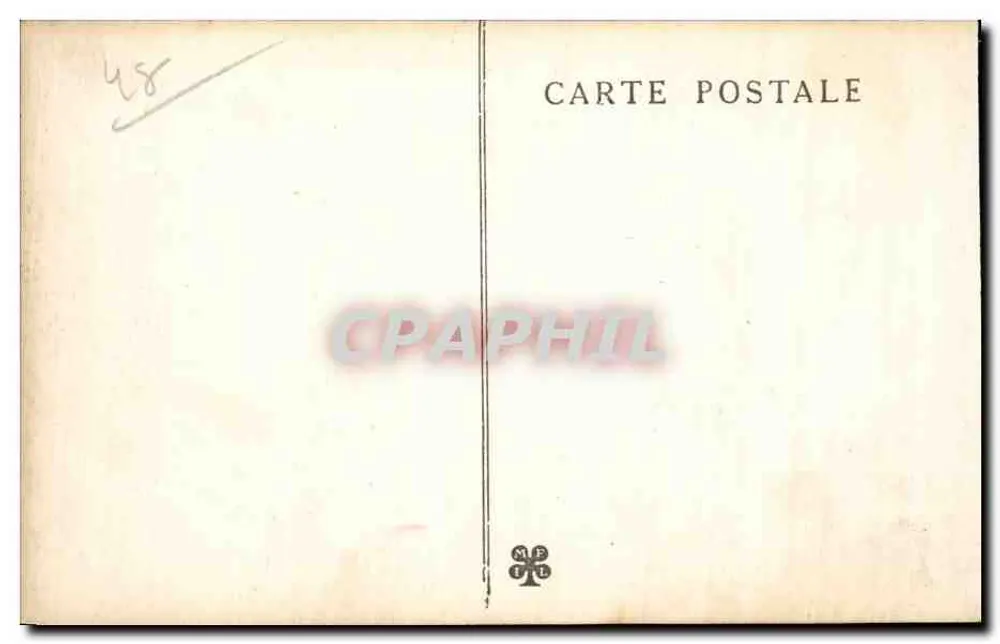Gorges do Tarn - Castelo de LA CAZE — n°43 - Verso