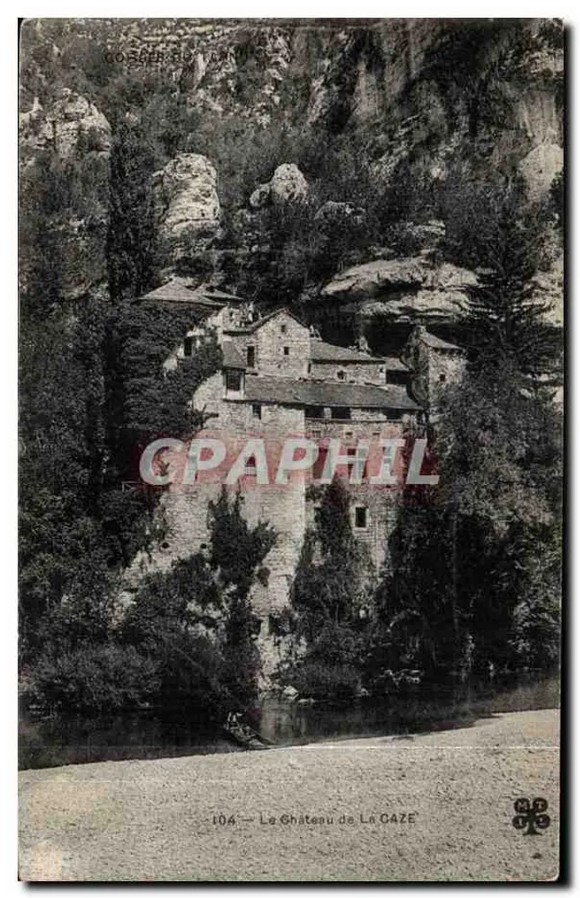 O Castelo de La Gaze — Gorges de Bertinette — editor não identificado, n° de série 104 - Frente