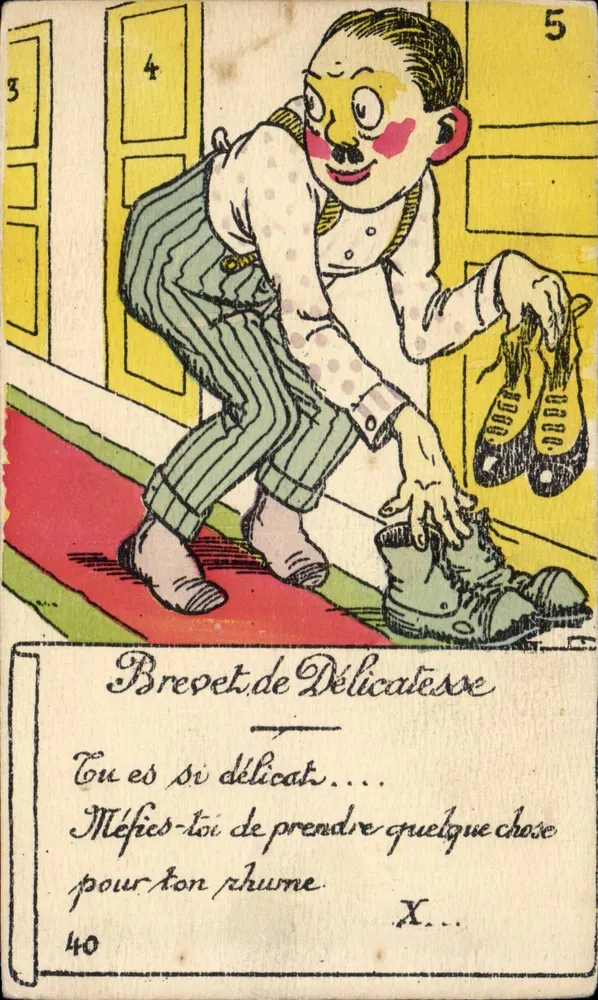 Brevet der Delikatesse — Humor — Komische Sammlung, Paris - Vorderseite