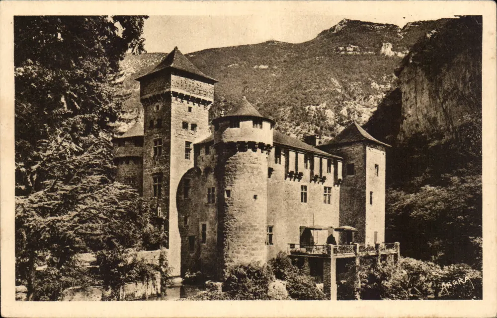 Castelo de La Caze — Gorges do Tarn — Les Arts Graphiques, Toulouse - Frente