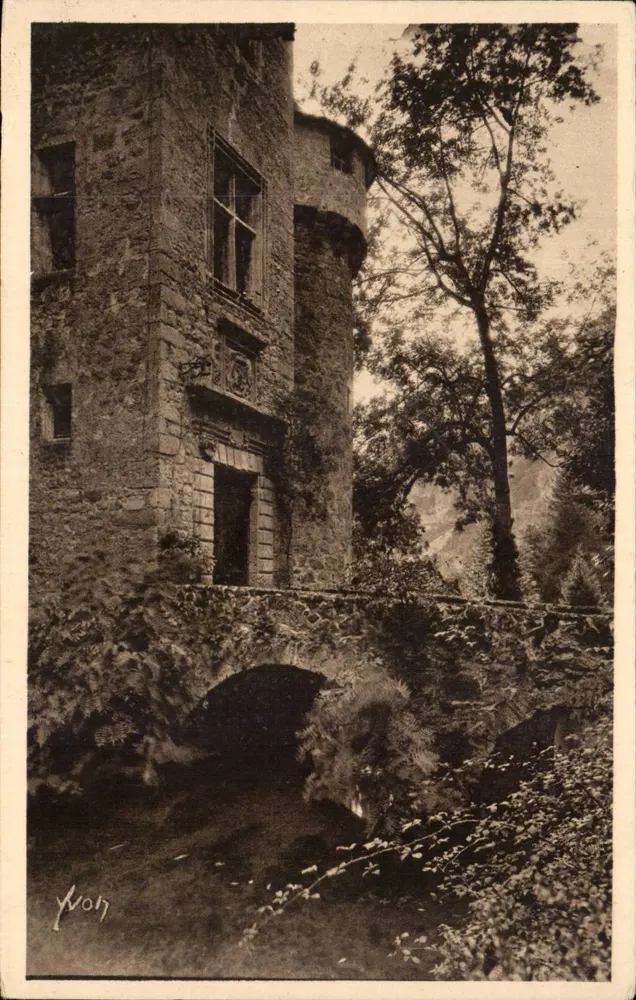 Castelo de La Caze — Gorges do Tarn — Século XV (Lozère) — Éditions d'Art Yvon - Frente