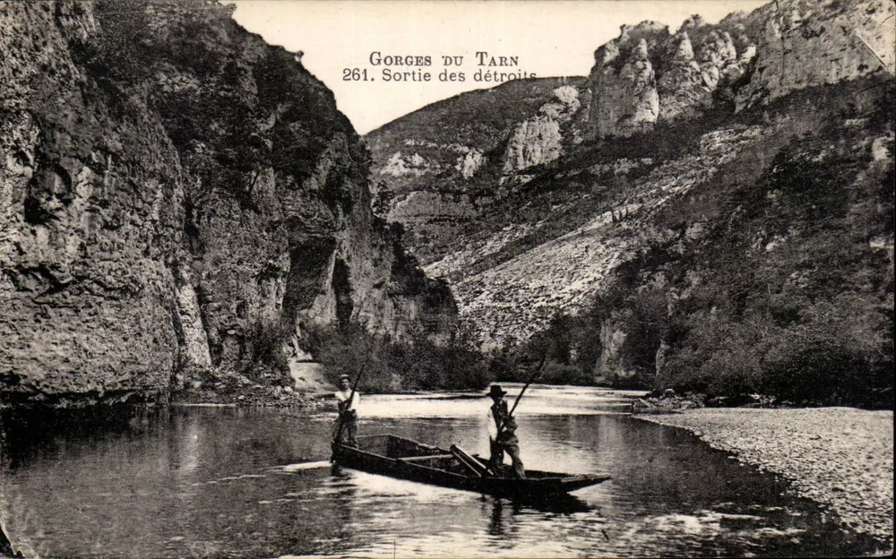 Gorges do Tarn — Saída dos Détroits — 261. Saída dos Détroits - Frente
