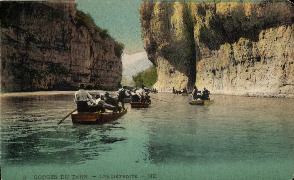 Gorges du Tarn — Les Détroits — ND - Frente