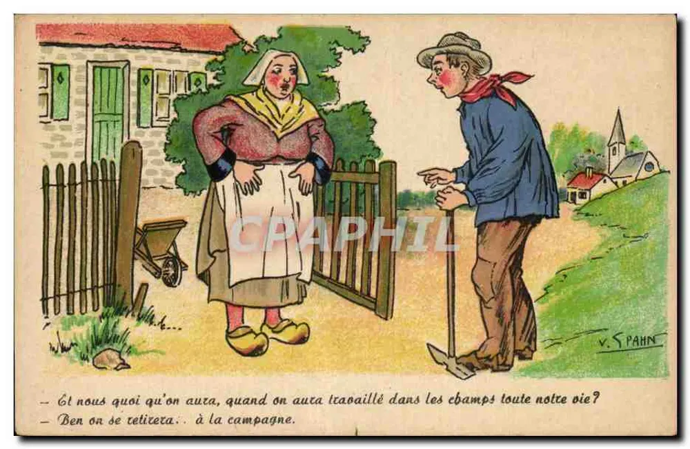 Família campestre — diálogo humorístico — V. Spahn - Frente