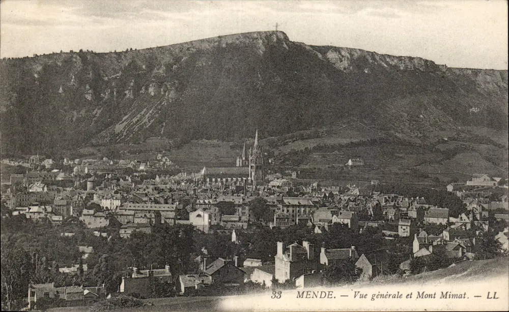 Mende — Algemene uitzicht en Mont Mimat — LL - Voorkant