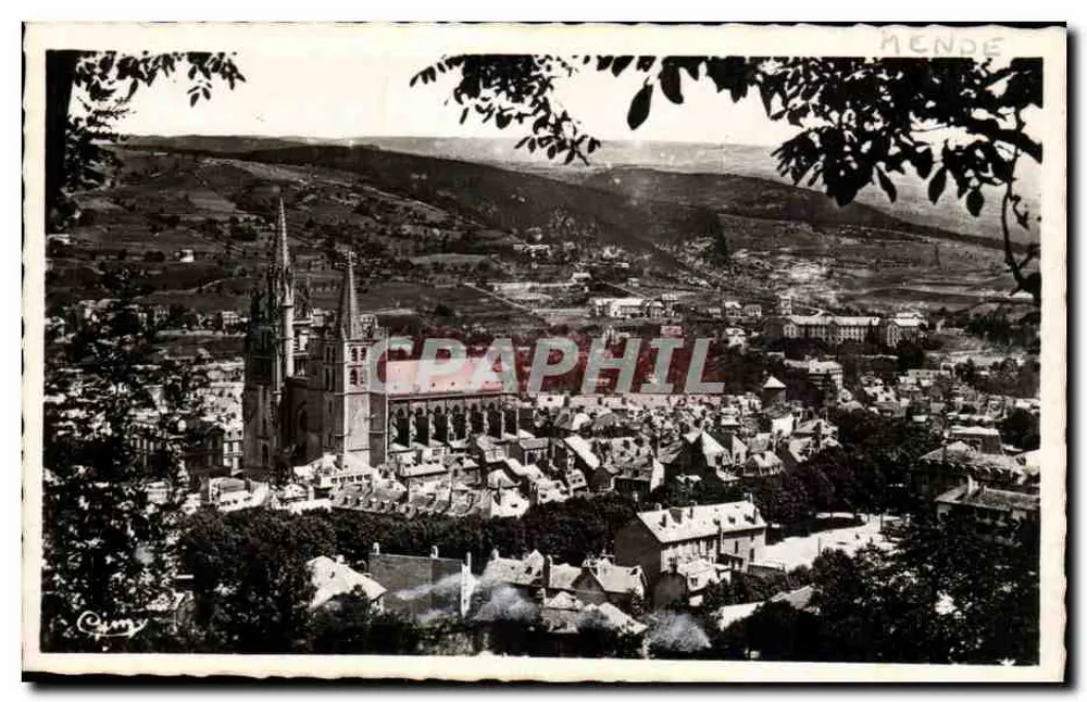 Mende (Lozère) — Panorama — Editor C. Clamy, n° 28 - Frente