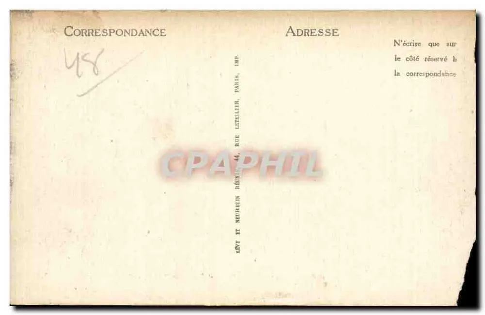 Mende — Allée Piencourt — LL - Verso