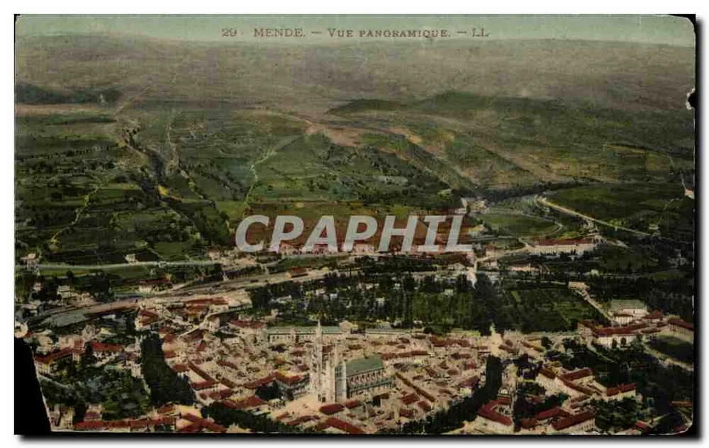 Mende — Vista panorâmica — LL. - Frente