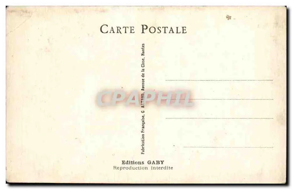 Bouffe und Reise — humorvoller Moment — Éditions GABY, n°334 - Rückseite