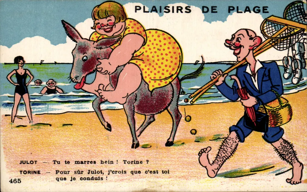 Plaisirs de Plage — Julot und Torine am Strand — Éditions GABY n°465 - Vorderseite