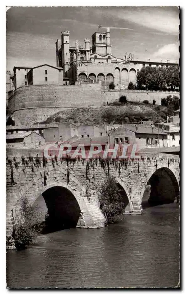 Beziers — Catedral e Ponte Velha — Edições da Catedral - Frente