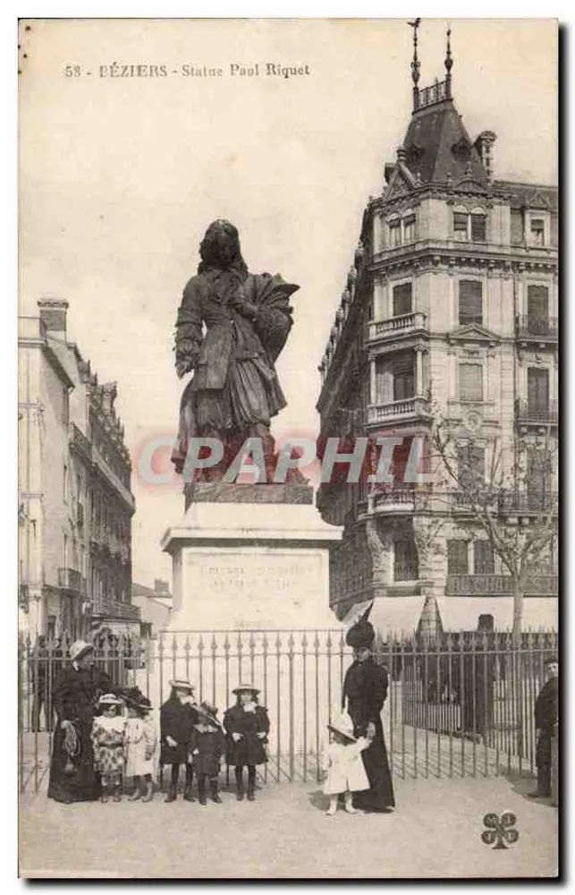 ÉÉZIERS - Statua Paula Riqueta — n°58 - Awers