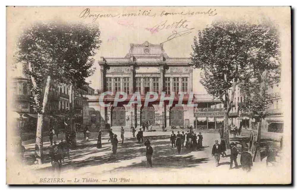 Béziers — O Teatro — ND 'Phol - Frente