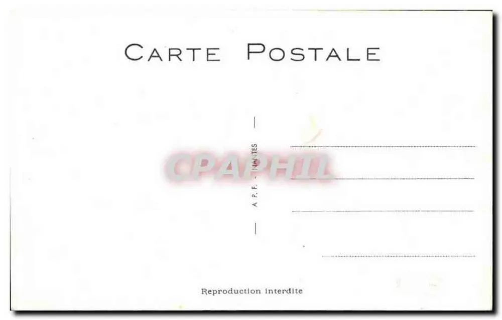 Malzimmer — Karikatur von Künstler und Modell — Verlag A.P.E. - Nr. 76 - Rückseite